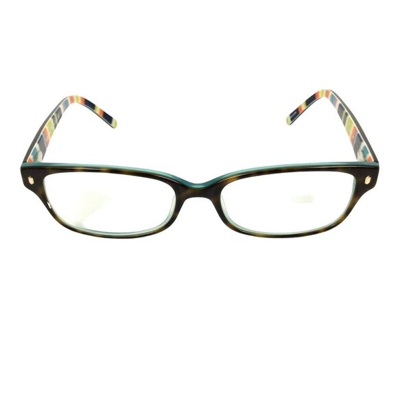 Kate Spade Lucyann Eyeglasses Rectangular Brown Tortoise Frame 51-18-135 + Case - Picture 4 of 12